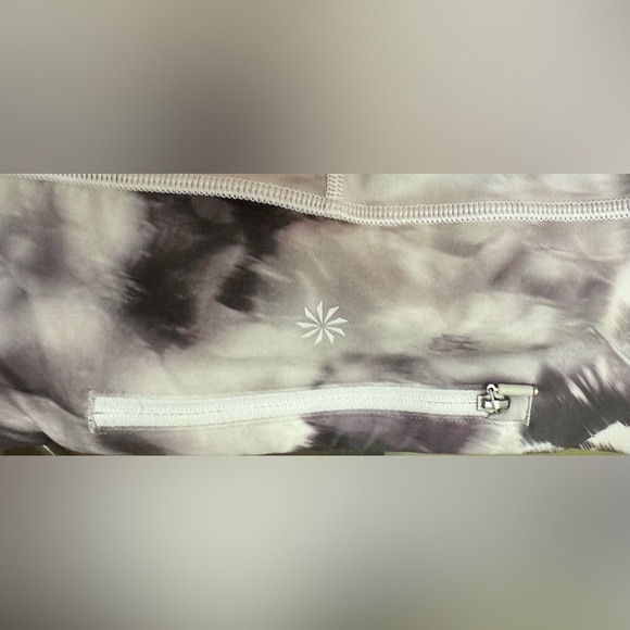 Athleta Floral Print Leggings - Black and Gray - Picture 7 of 9